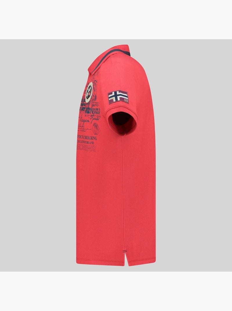 Polo karuen – geographical norway Rood - Kiabi