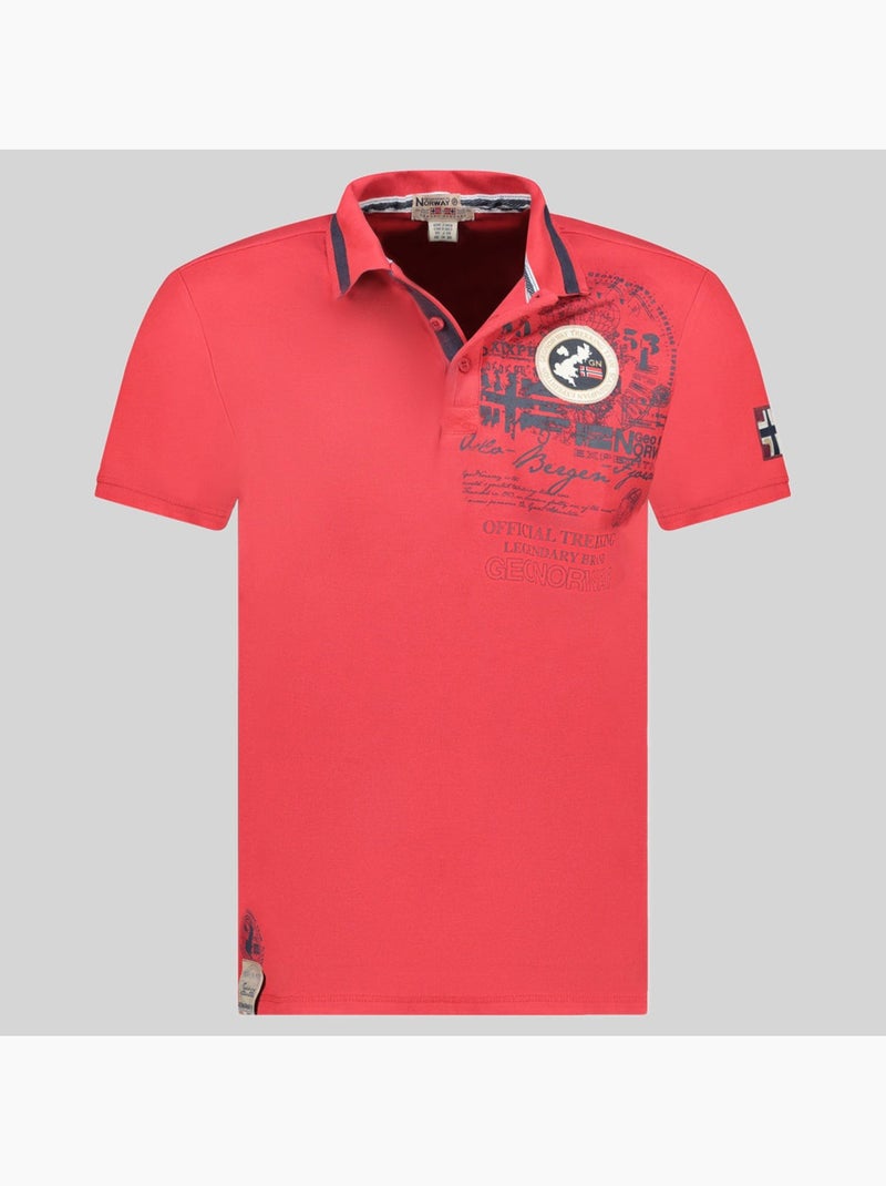 Polo karuen – geographical norway Rouge - Kiabi