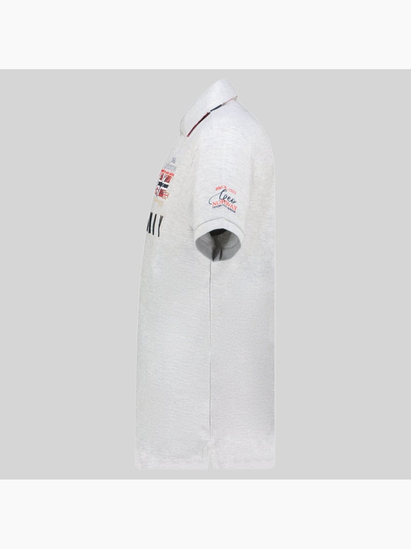 Polo kason – geographical norway Lichtgrijs - Kiabi