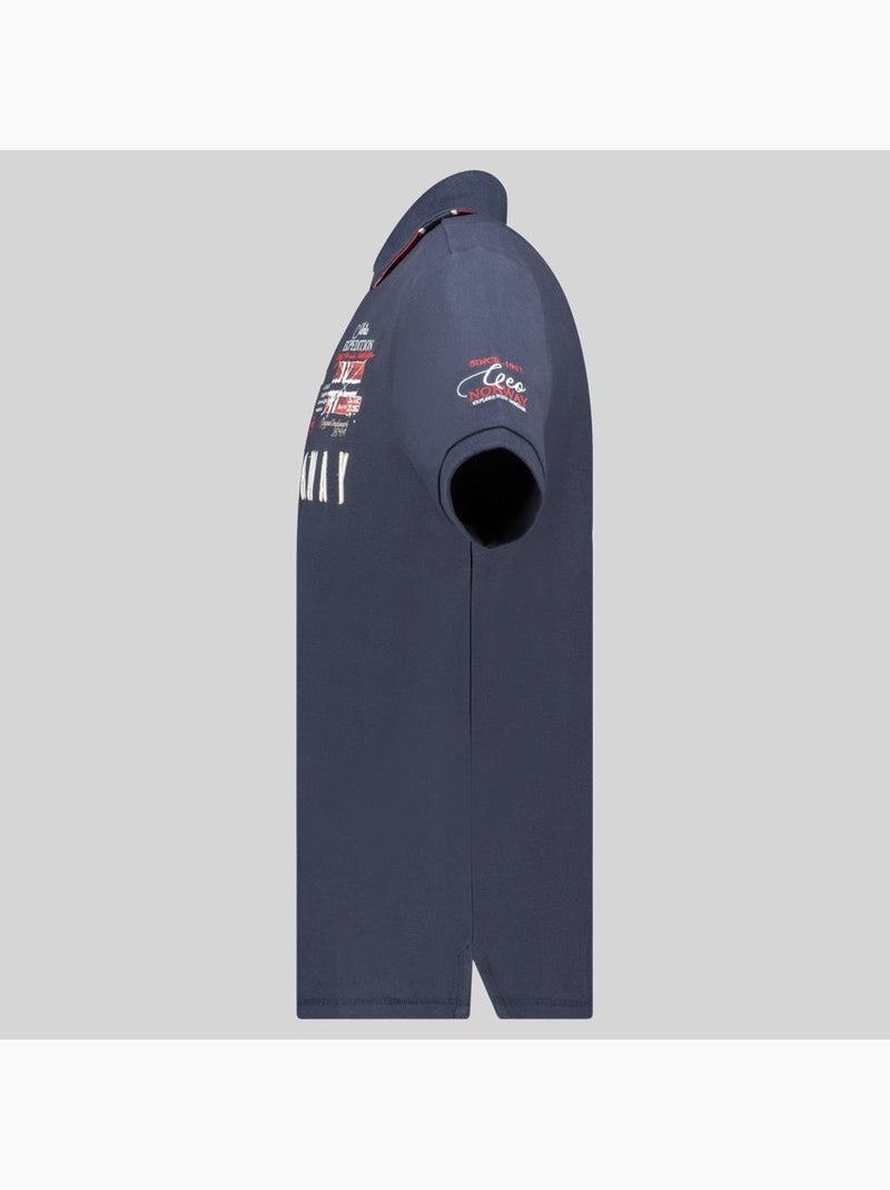Polo kason – geographical norway Marineblauw - Kiabi