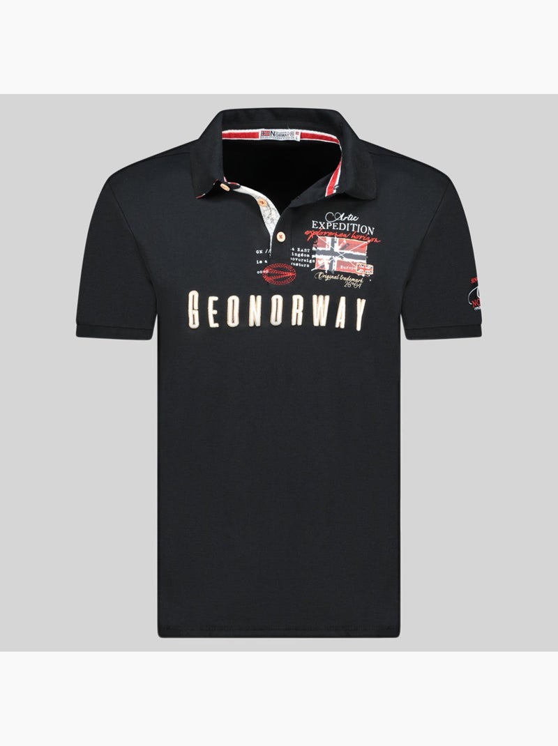 Polo kason – geographical norway Noir - Kiabi