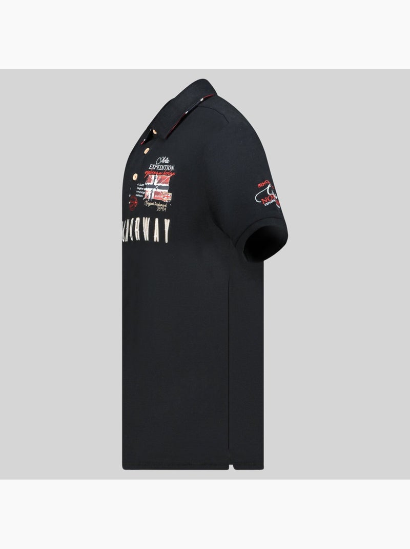 Polo kason – geographical norway Zwart - Kiabi