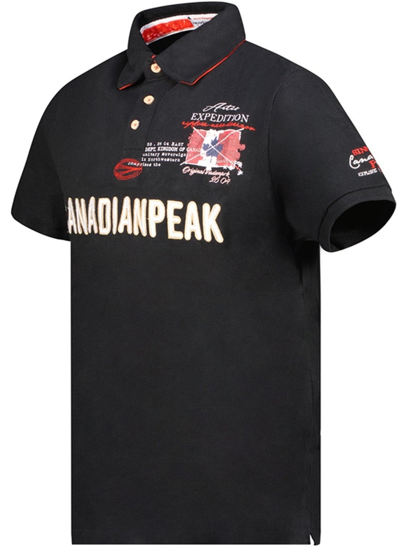 Polo kasoneak – canadian peak Zwart - Kiabi