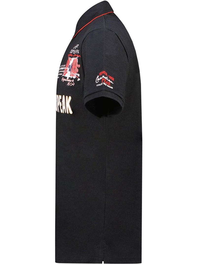 Polo kasoneak – canadian peak Zwart - Kiabi
