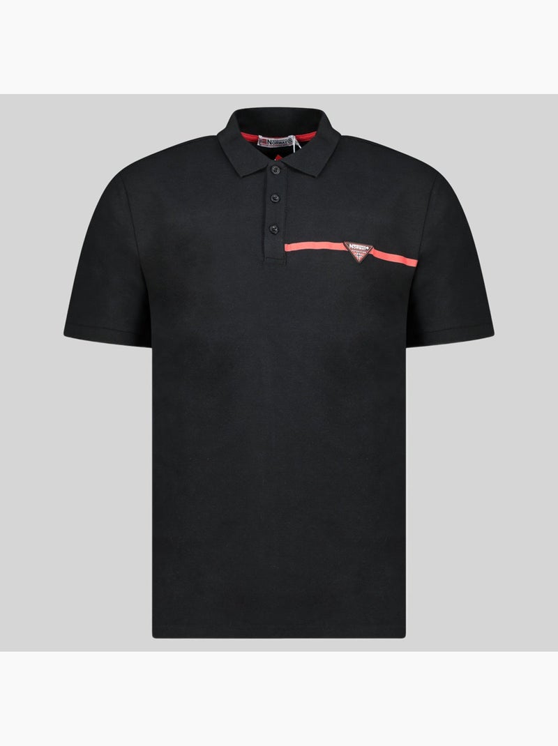Polo kelif – geographical norway Zwart - Kiabi