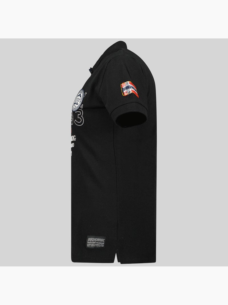 Polo kerry – geographical norway Noir - Kiabi