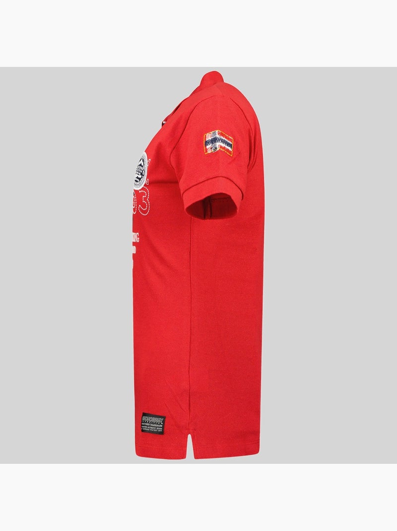 Polo kerry – geographical norway Rood - Kiabi