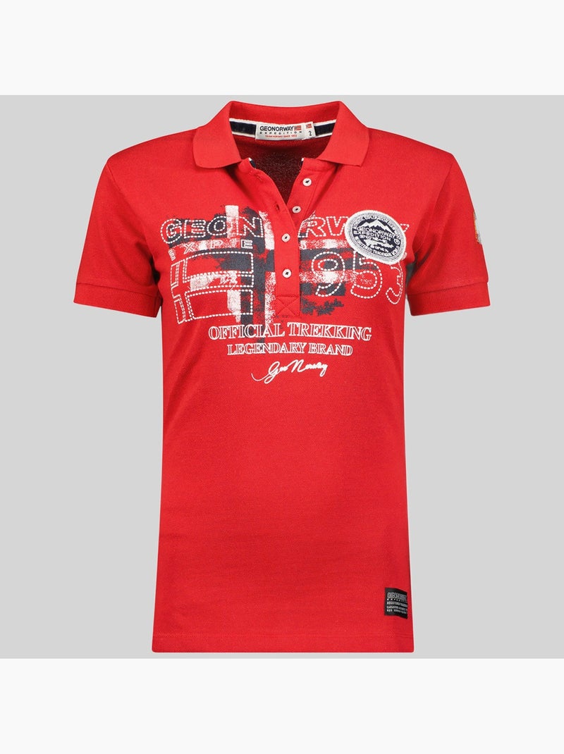 Polo kerry – geographical norway Rouge - Kiabi