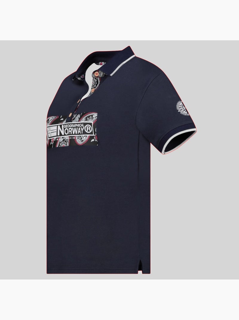 Polo kesley – geographical norway Bleu marine - Kiabi