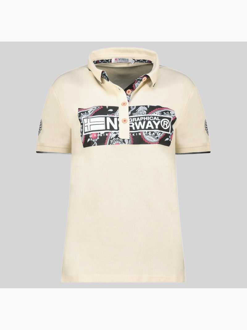 Polo kesley – geographical norway Crème - Kiabi