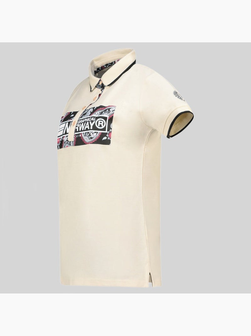 Polo kesley – geographical norway Crème - Kiabi
