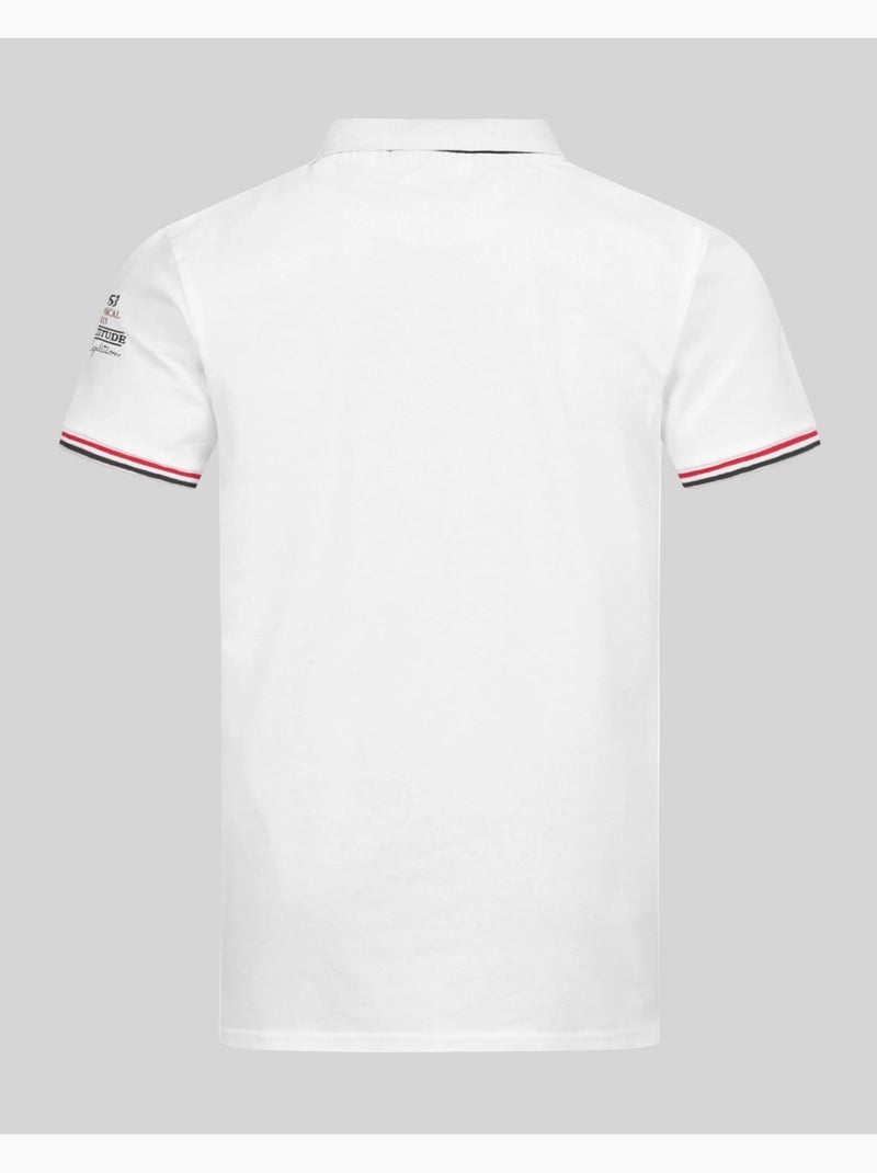 Polo kidney – geographical norway Blanc - Kiabi