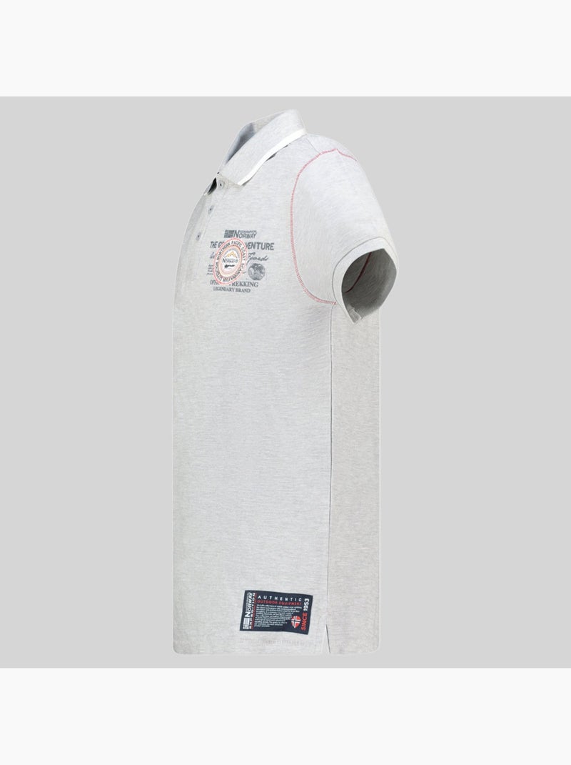 Polo kilsvik – geographical norway Gris clair - Kiabi