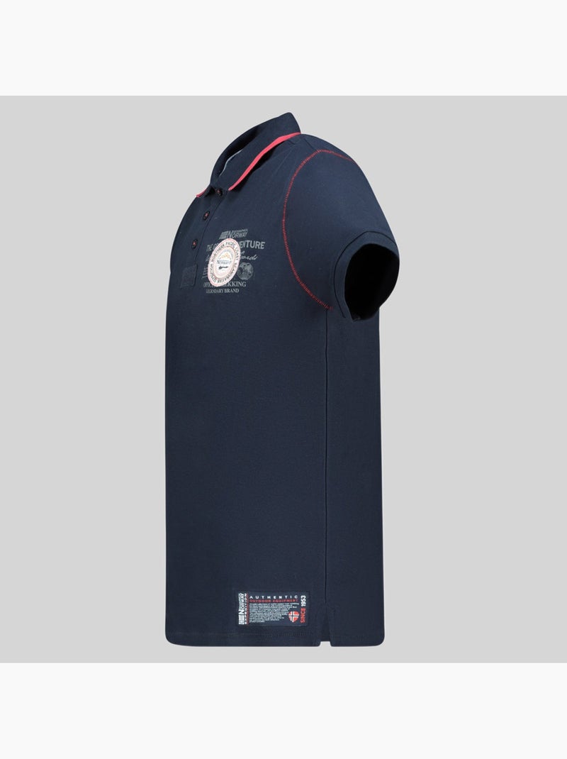 Polo kilsvik – geographical norway Marineblauw - Kiabi