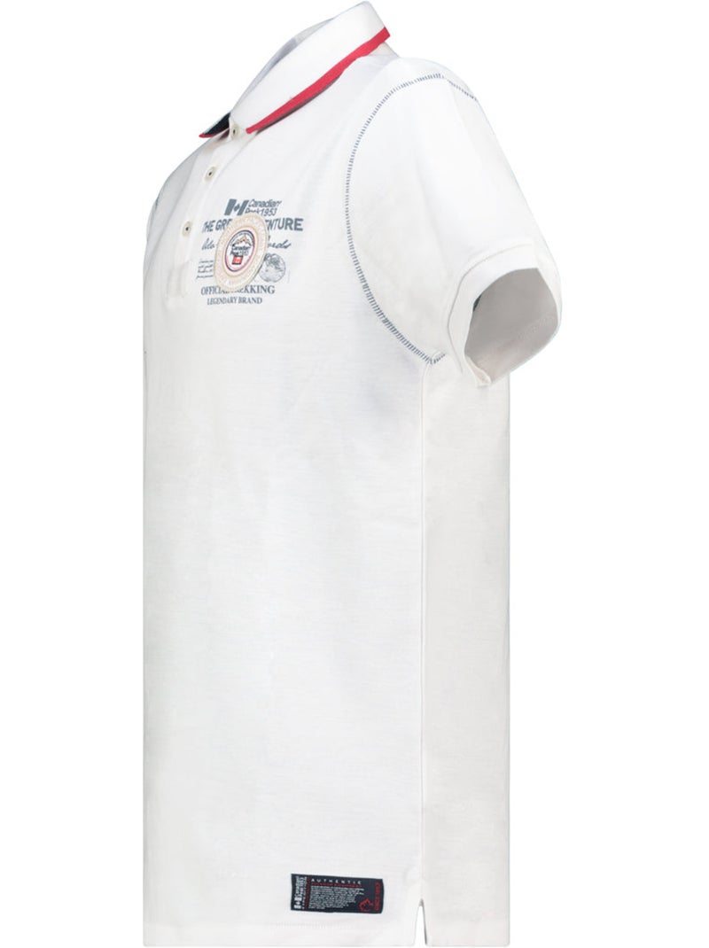 Polo kilsvikeak – canadian peak Blanc - Kiabi