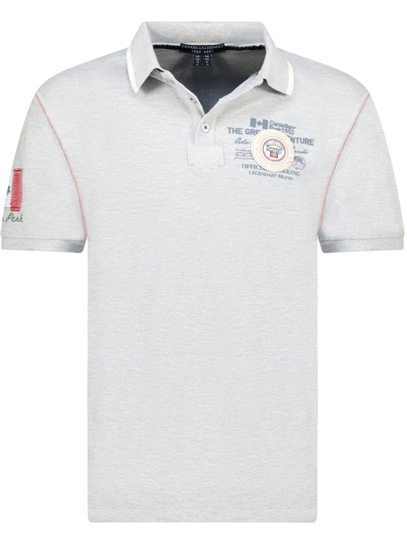 Polo kilsvikeak – canadian peak Lichtgrijs - Kiabi