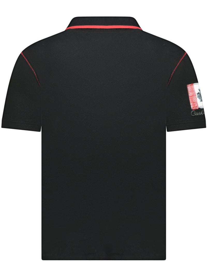 Polo kilsvikeak – canadian peak Noir - Kiabi