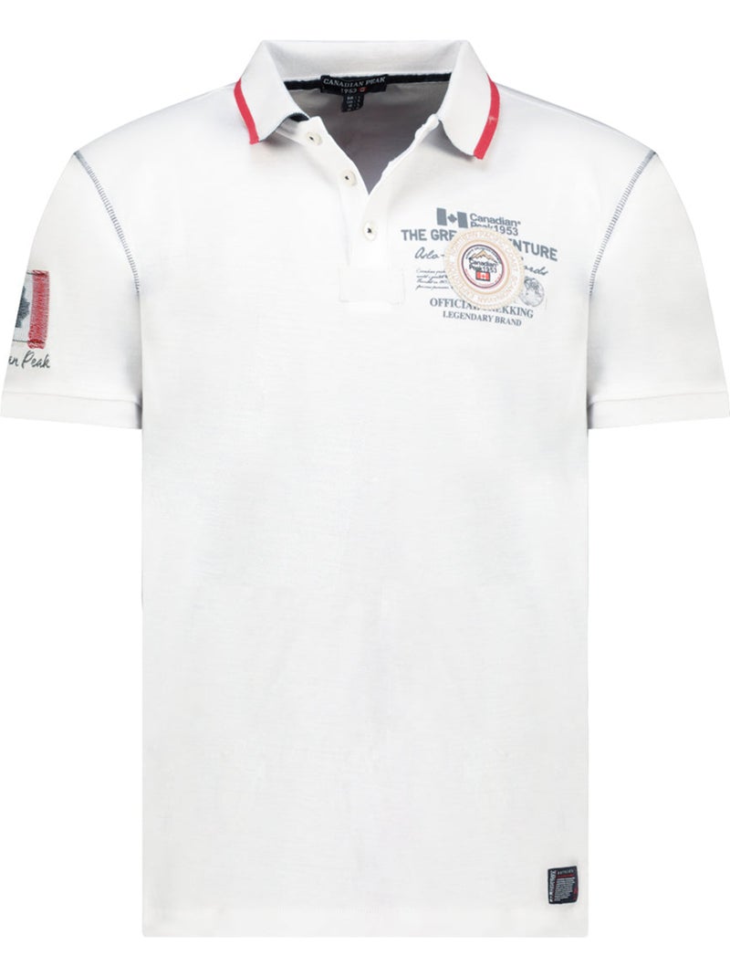 Polo kilsvikeak – canadian peak Wit - Kiabi