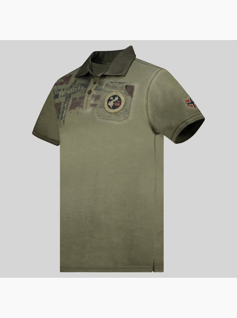 Polo kimac – geographical norway Kaki - Kiabi