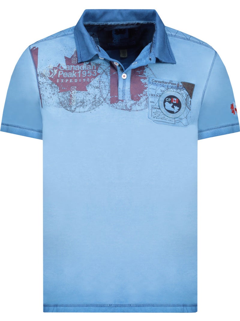 Polo kimaceak – canadian peak Blauw - Kiabi