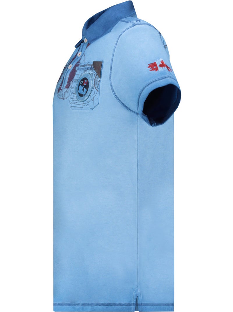 Polo kimaceak – canadian peak Blauw - Kiabi