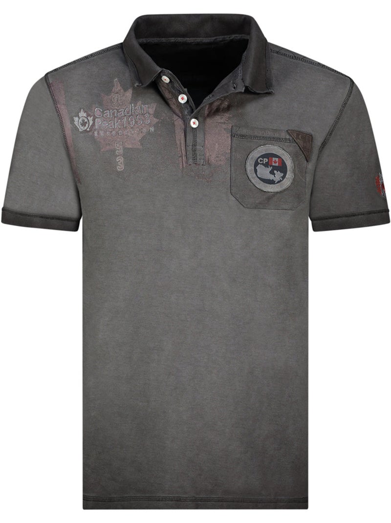 Polo kimaceak – canadian peak Zwart - Kiabi