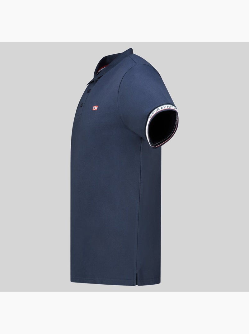 Polo koliar – geographical norway Marineblauw - Kiabi