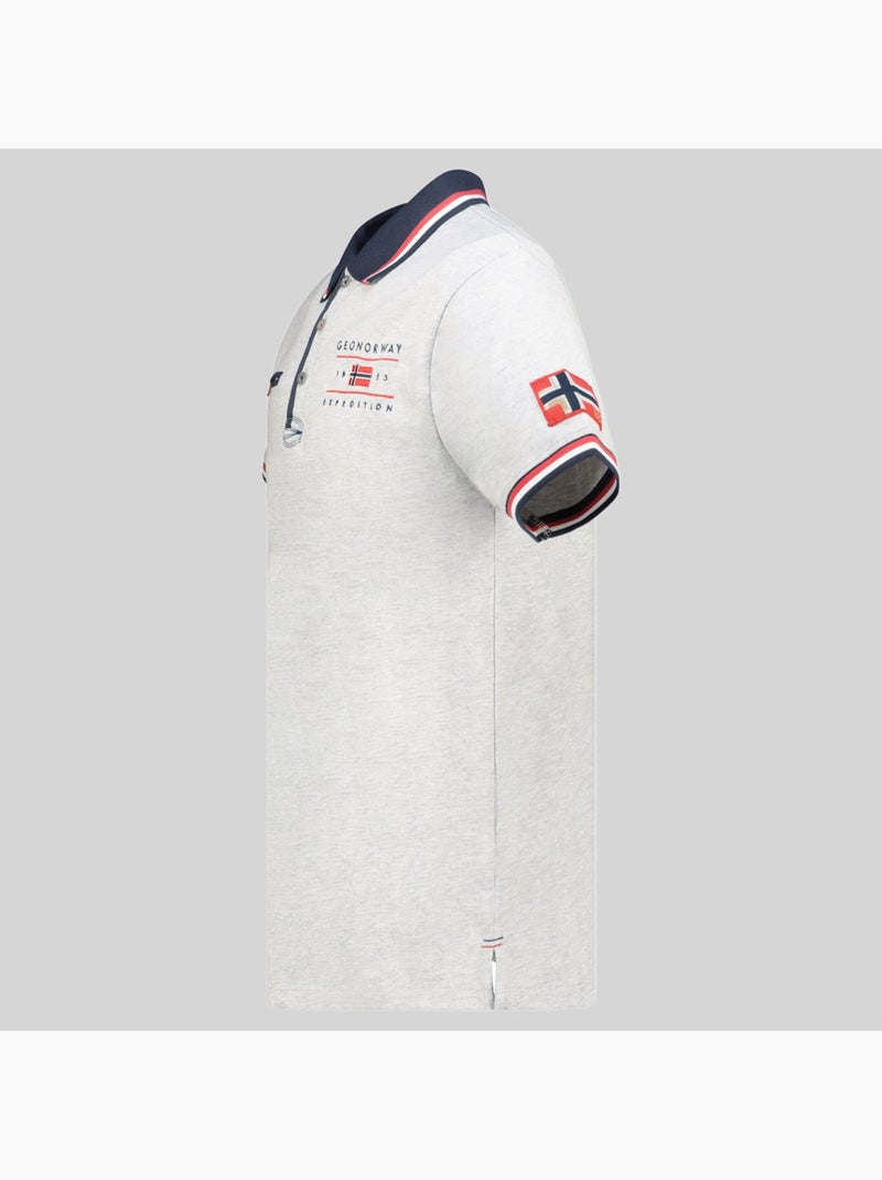Polo konbustyble – geographical norway Lichtgrijs - Kiabi