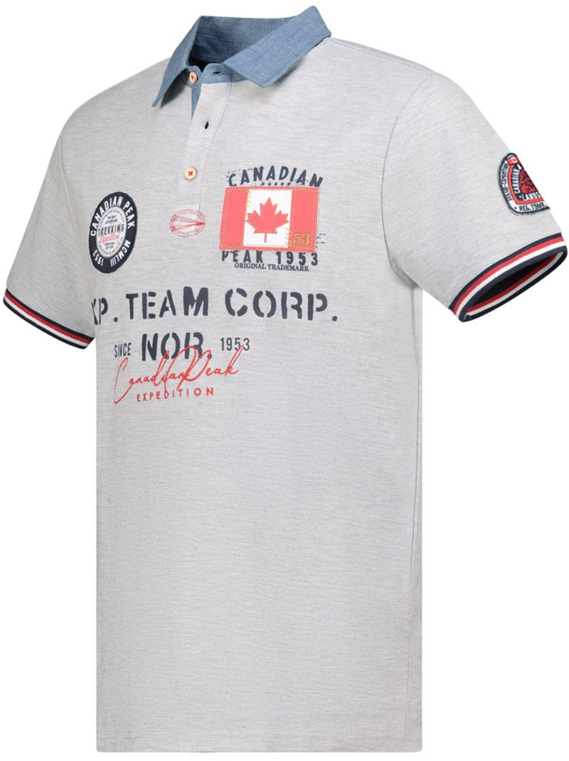 Polo kopteak – canadian peak Gris clair - Kiabi