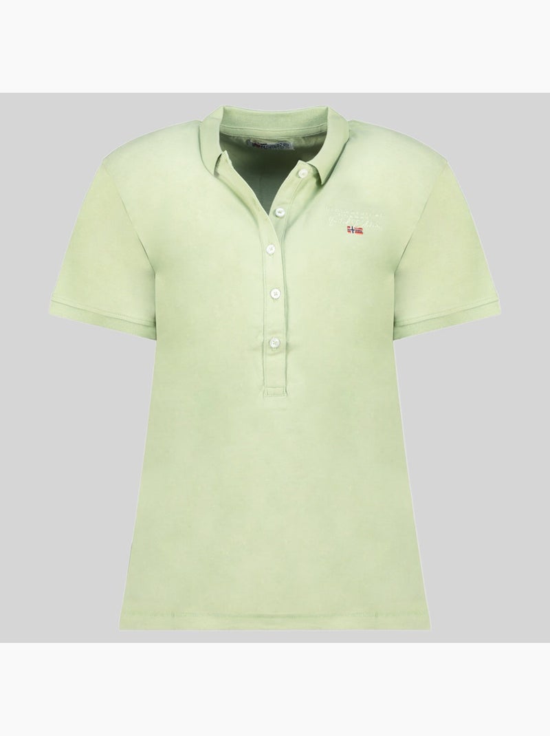 Polo krystaline – geographical norway Vert pistache - Kiabi