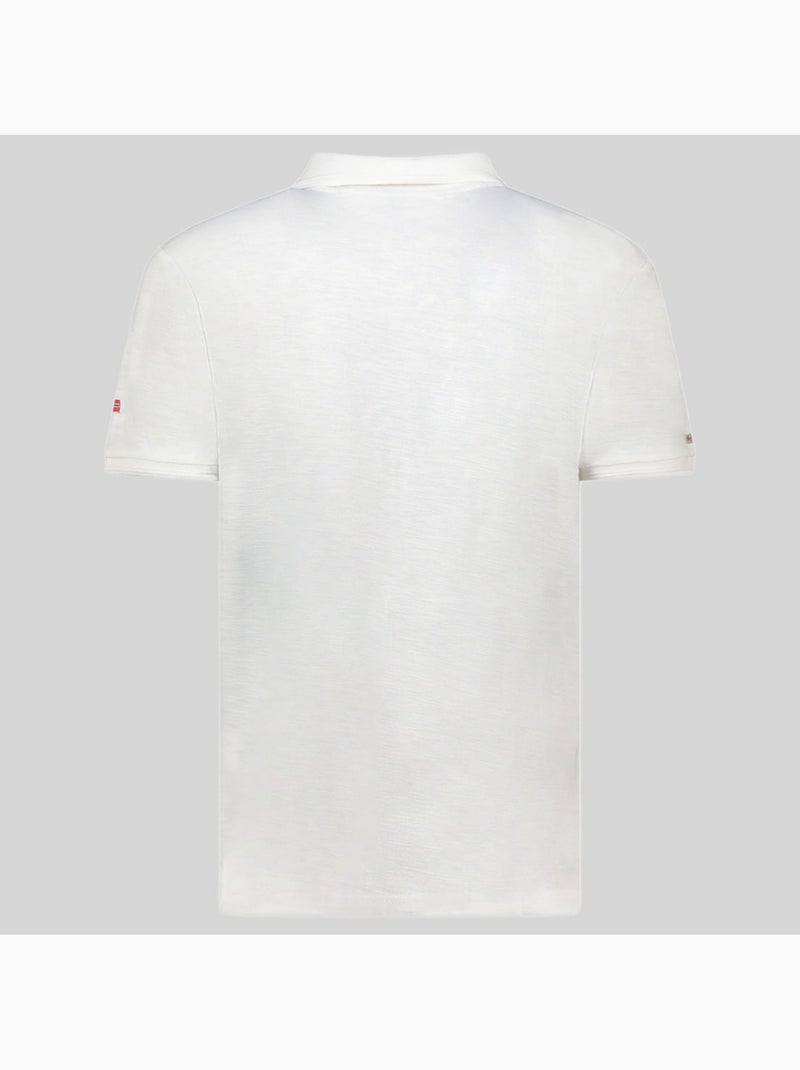 Polo kslub – geographical norway Blanc - Kiabi