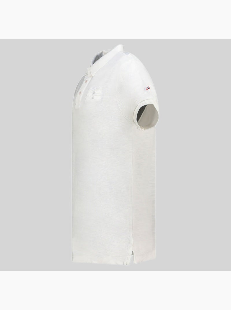 Polo kslub – geographical norway Blanc - Kiabi