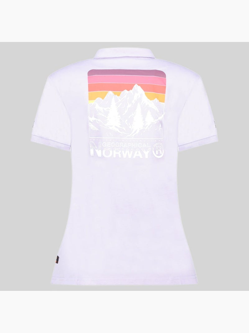 Polo kumping – geographical norway Violet - Kiabi