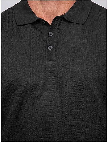 Polo maille boutonné manches longues losteria