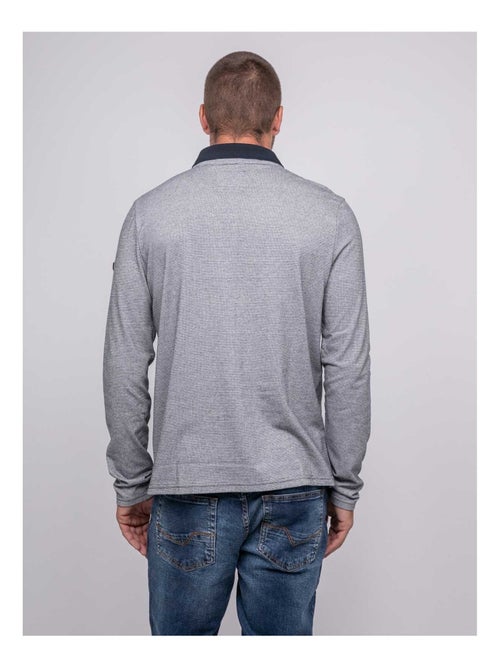 Polo maille jacquard piagara - Kiabi