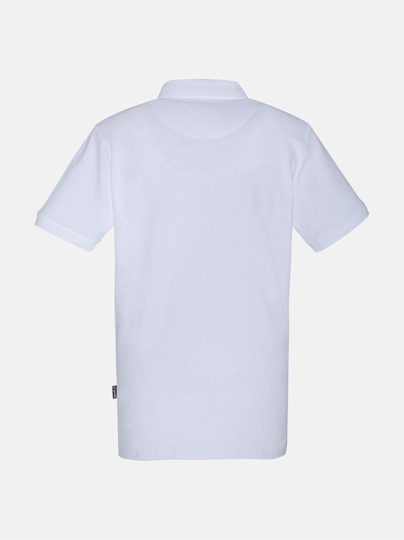 Polo manches courtes - Schott Blanc - Kiabi