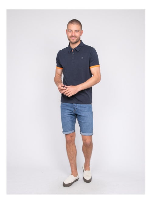 Polo manches courtes coton pastato - Kiabi