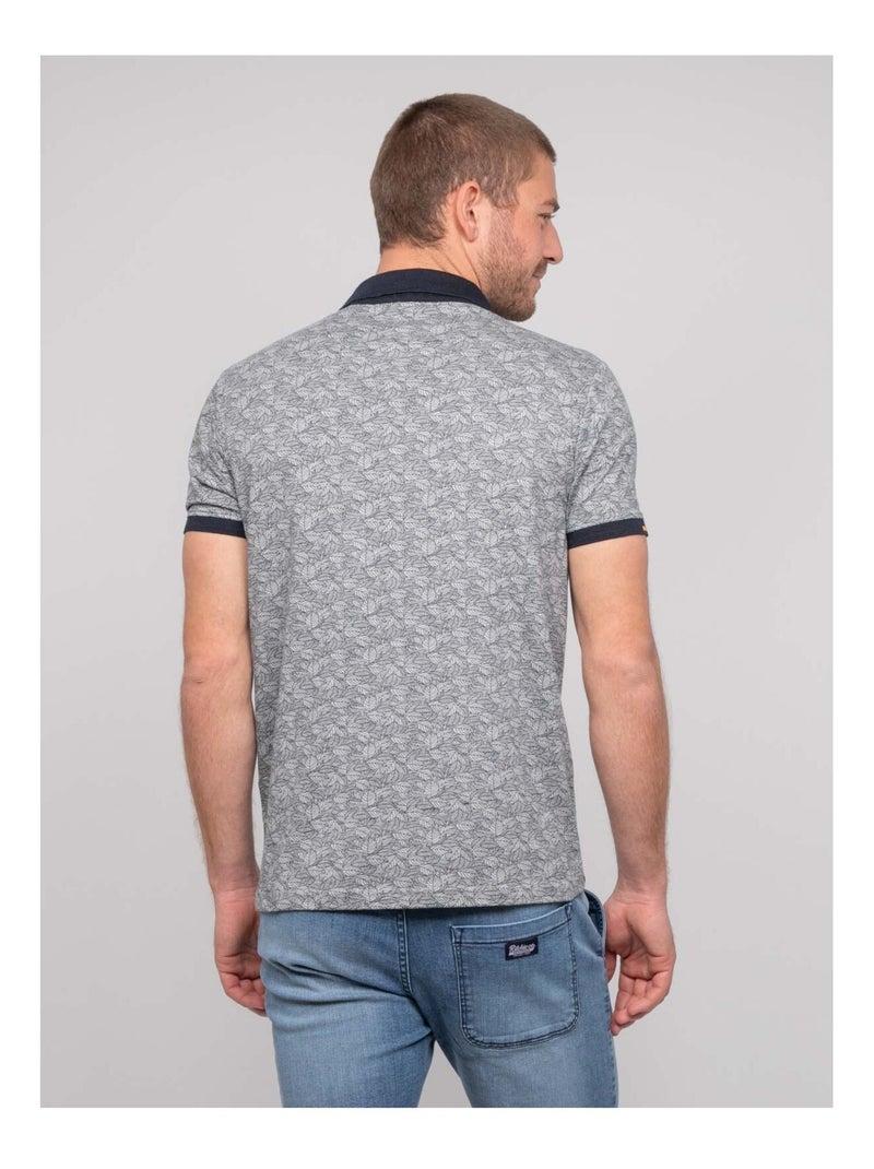 Polo manches courtes coton petillon Bleu marine - Kiabi