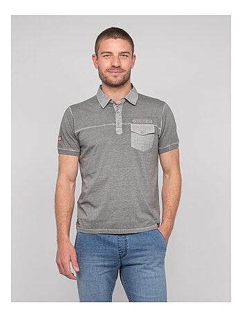 Polo manches courtes coton pilotoma