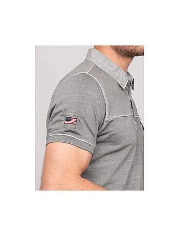 Polo manches courtes coton pilotoma