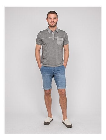 Polo manches courtes coton pilotoma
