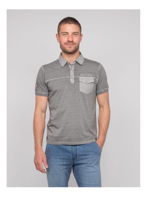 Polo manches courtes coton pilotoma - Kiabi