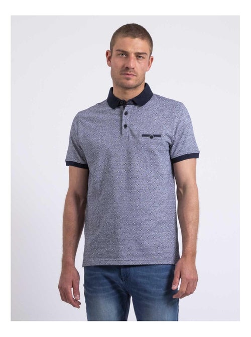 Polo manches courtes motifs paramadi - Kiabi