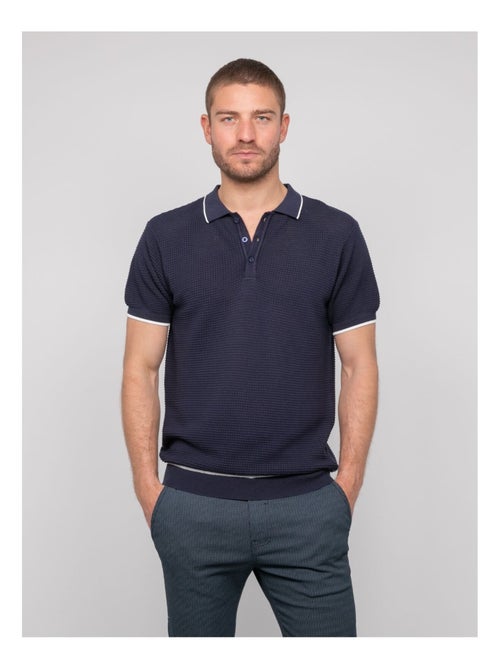 Polo manches courtes pur coton alfa - Kiabi