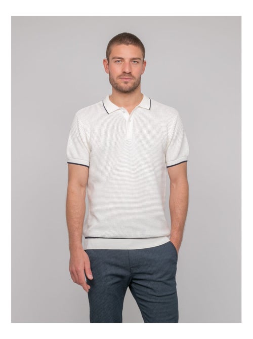 Polo manches courtes pur coton alfa - Kiabi