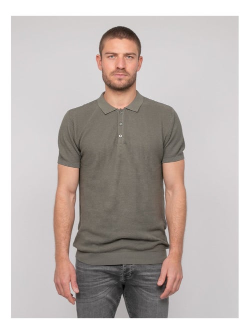 Polo manches courtes pur coton artak - Kiabi