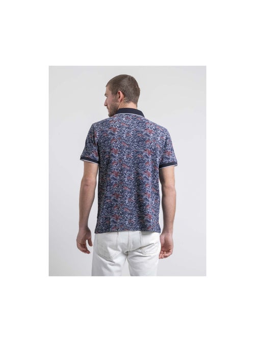 Polo manches courtes pur coton motifs parubol - Kiabi