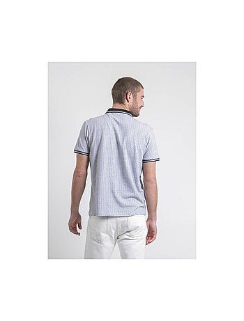 Polo manches courtes pur coton motifs piroulio