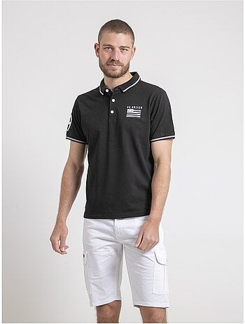 Polo manches courtes pur coton pahdu