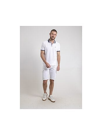 Polo manches courtes pur coton pepanolo